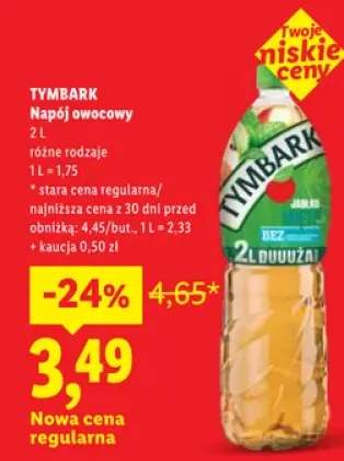 Napój owocowy Tymbark