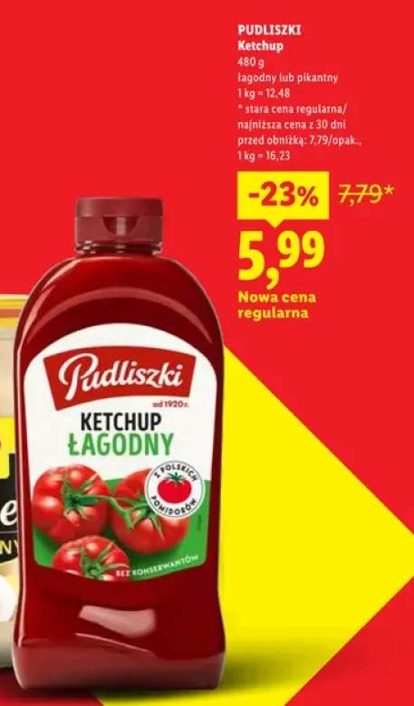 Ketchup pikantny Pudliszki