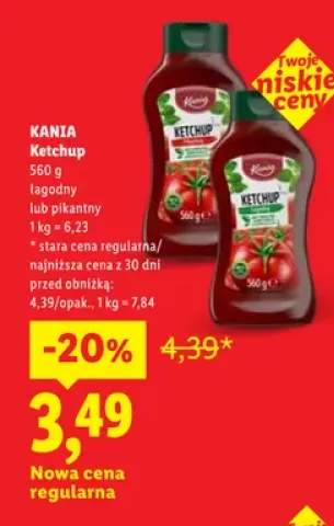 Ketchup pikantny Kania