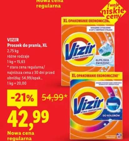 Proszek do prania Vizir XL