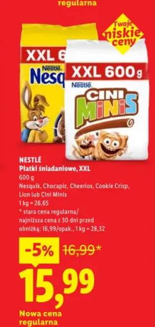 Płatki śniadaniowe Nestlé Chocapic XXL