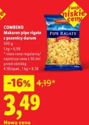Makaron pipe rigate z pszenicy durum Combino