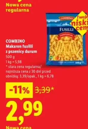 Makaron fusilli z pszenicy durum Combino