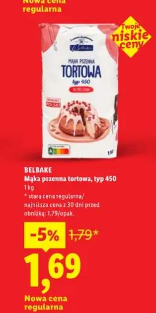 Mąka pszenna tortowa typ 450 Belbake