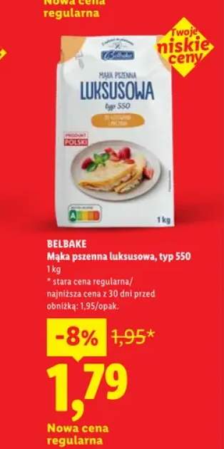 Mąka pszenna luksusowa typ 550 Belbake