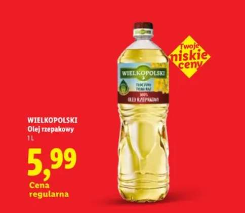 Olej rzepakowy Wielkopolski