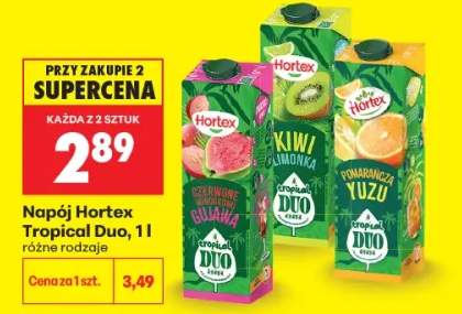 Napój Hortex Tropical Duo Czerwone Winogrono Gujawa