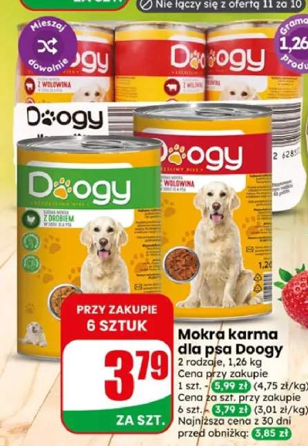 Mokra karma dla psa z drobiem Doogy