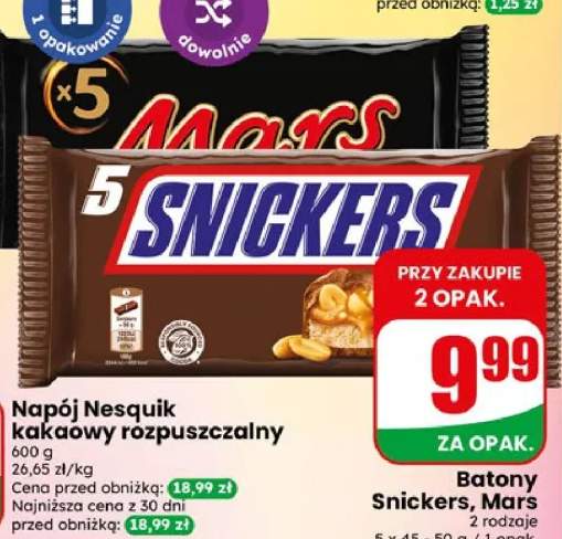 Batony Snickers 5-pak