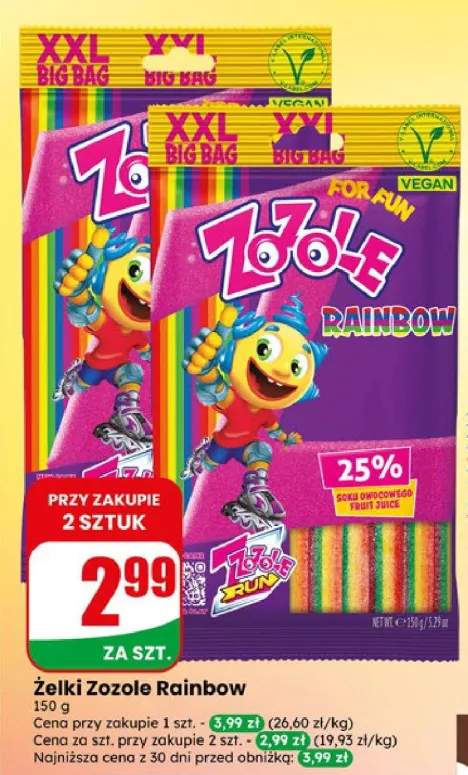 Żelki Zozole Rainbow