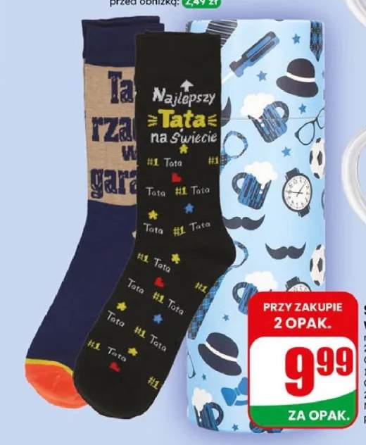 Skarpety z dedykacją w tubie