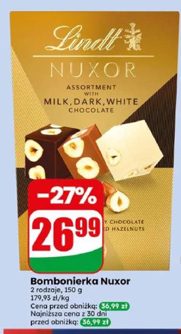Bombonierka Lindt Nuxor