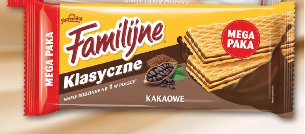 Wafle kakaowe Jutrzenka Familijne Klasyczne Mega Paka