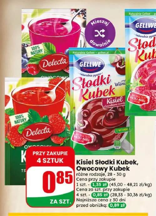 Kisiel Słodki Kubek Gellwe