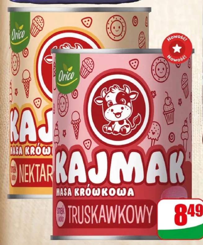 Kajmak masa krówkowa Orico