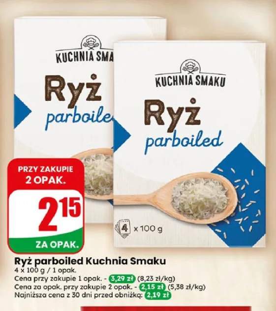 Ryż parboiled Kuchnia Smaku 4-pak