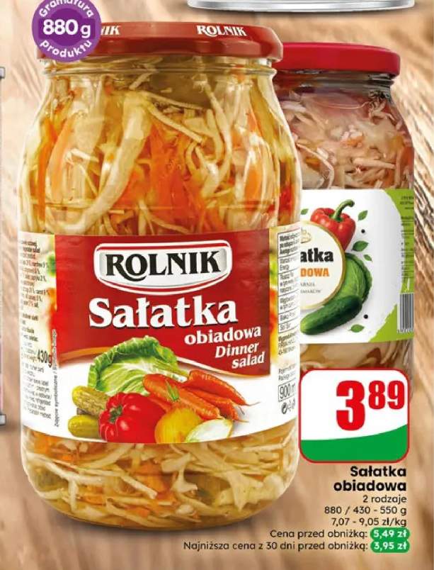 Sałatka obiadowa Rolnik