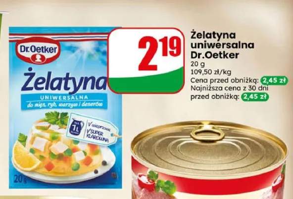 Żelatyna uniwersalna Dr. Oetker