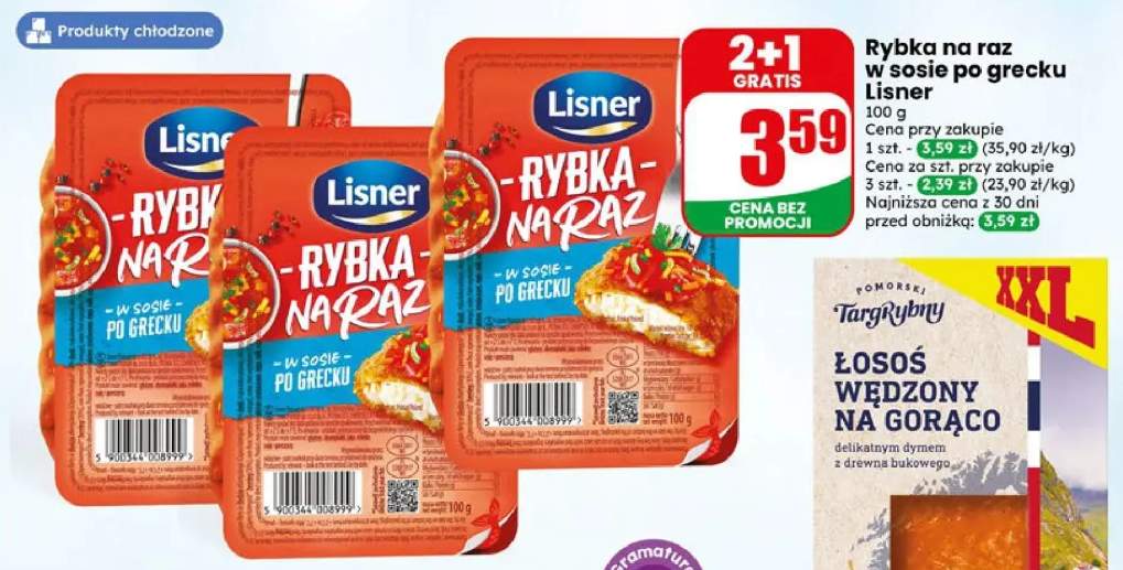 Rybka na raz w sosie po grecku Lisner