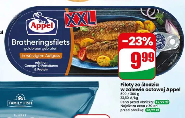 Filety ze śledzia w zalewie octowej Appel