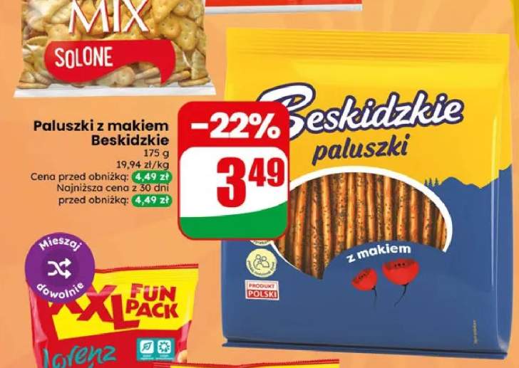 Paluszki z makiem Beskidzkie