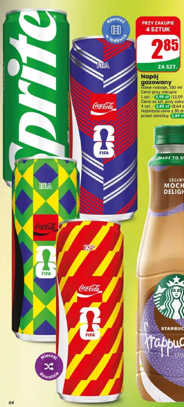 Napój gazowany Coca-Cola FRA
