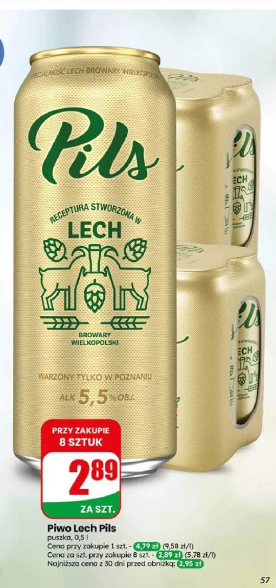 Piwo Lech Pils