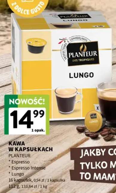 Kawa w kapsułkach Planteur Lungo