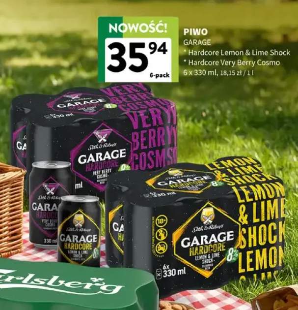 Piwo Garage Hardcore Lemon & Lime Shock 6-pak 330 ml
