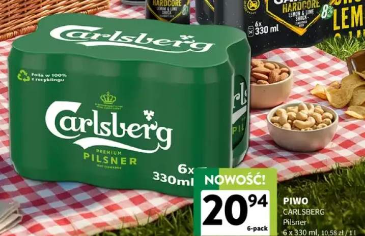 Piwo Carlsberg Pilsner 6-pak 330 ml