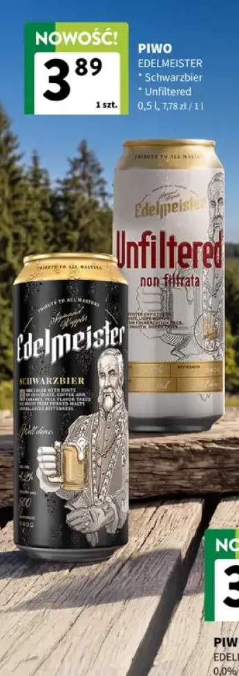Piwo Edelmeister Schwarzbier
