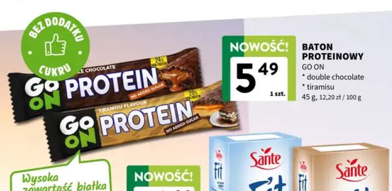Baton proteinowy GO ON tiramisu
