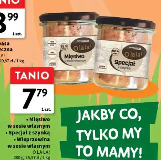 Wieprzowina w sosie własnym O la la!
