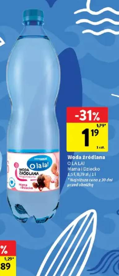 Woda źródlana O LA LA! Mama i Dziecko