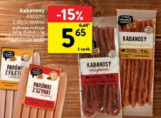 Kabanosy drobiowo-wieprzowe Prosto z Wędliniarni