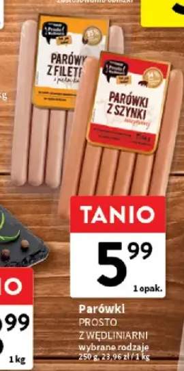 Parówki z fileta z piersi kurczaka Prosto z Wędliniarni