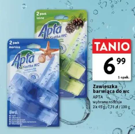 Zawieszka barwiąca do wc Apta morska 2-pak