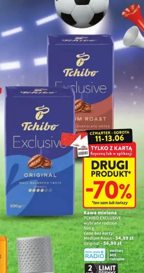 Kawa mielona Tchibo Exclusive Medium Roast