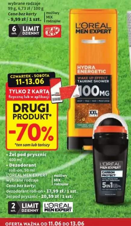 Dezodorant roll-on L'Oreal Men Expert Carbon Protect