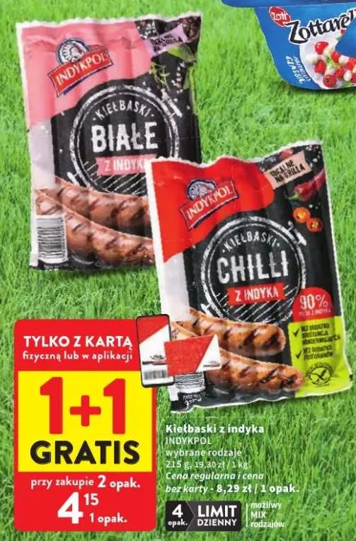 Kiełbaski chilli z indyka Indykpol