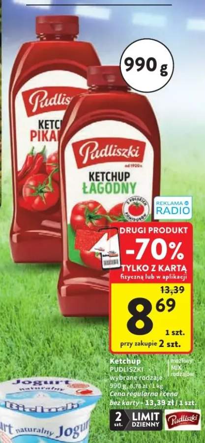 Ketchup łagodny Pudliszki