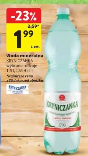 Woda mineralna Kryniczanka