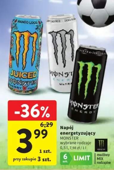 Napój energetyzujący Monster