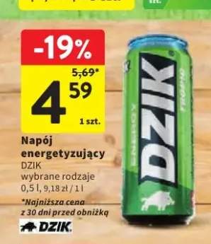 Napój energetyzujący Dzik