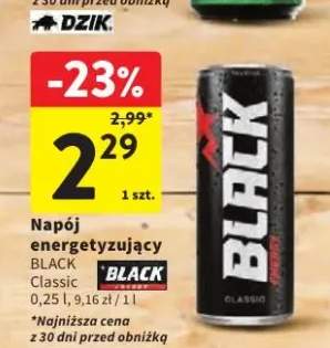 Napój energetyzujący Black Classic