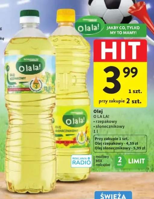 Olej rzepakowy O la la!