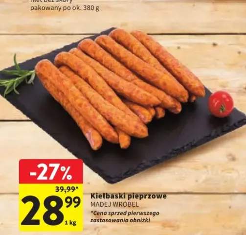 Kiełbaski pieprzowe Madej Wróbel
