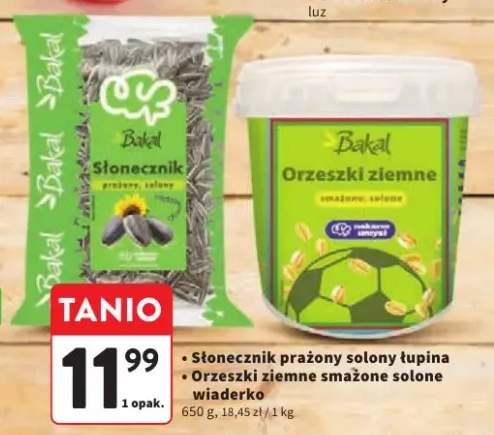 Słonecznik prażony solony w łupinie Bakal