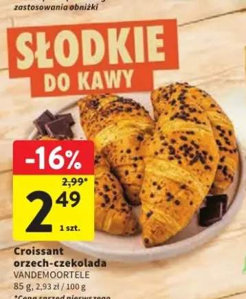 Croissant orzech-czekolada Vandemoortele