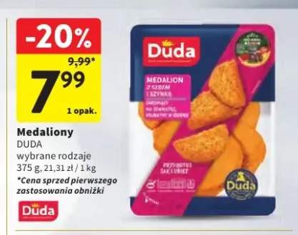 Medaliony z serem i szynką Duda